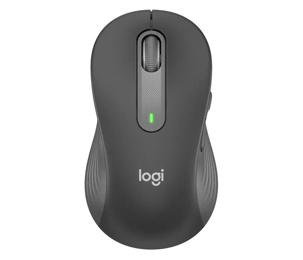 Logitech Signature M650 Wireless Mouse - Graphite/Black, Bluetooth & USB, Small